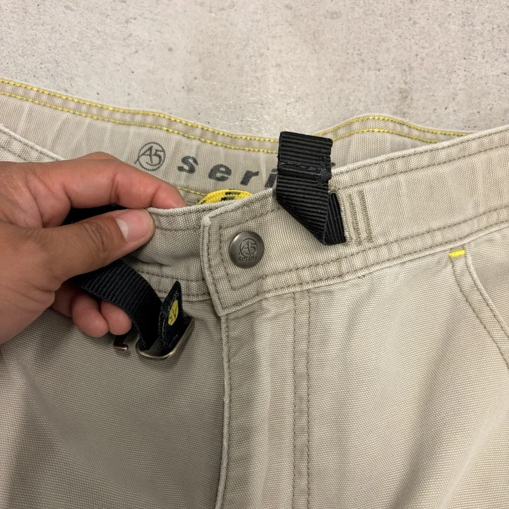 The North Face A5 Series Pants Mens 36 Beige Cotton Climbing Hiking Outdoor